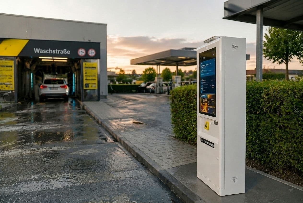 Car Wash Payment Kiosk deployment