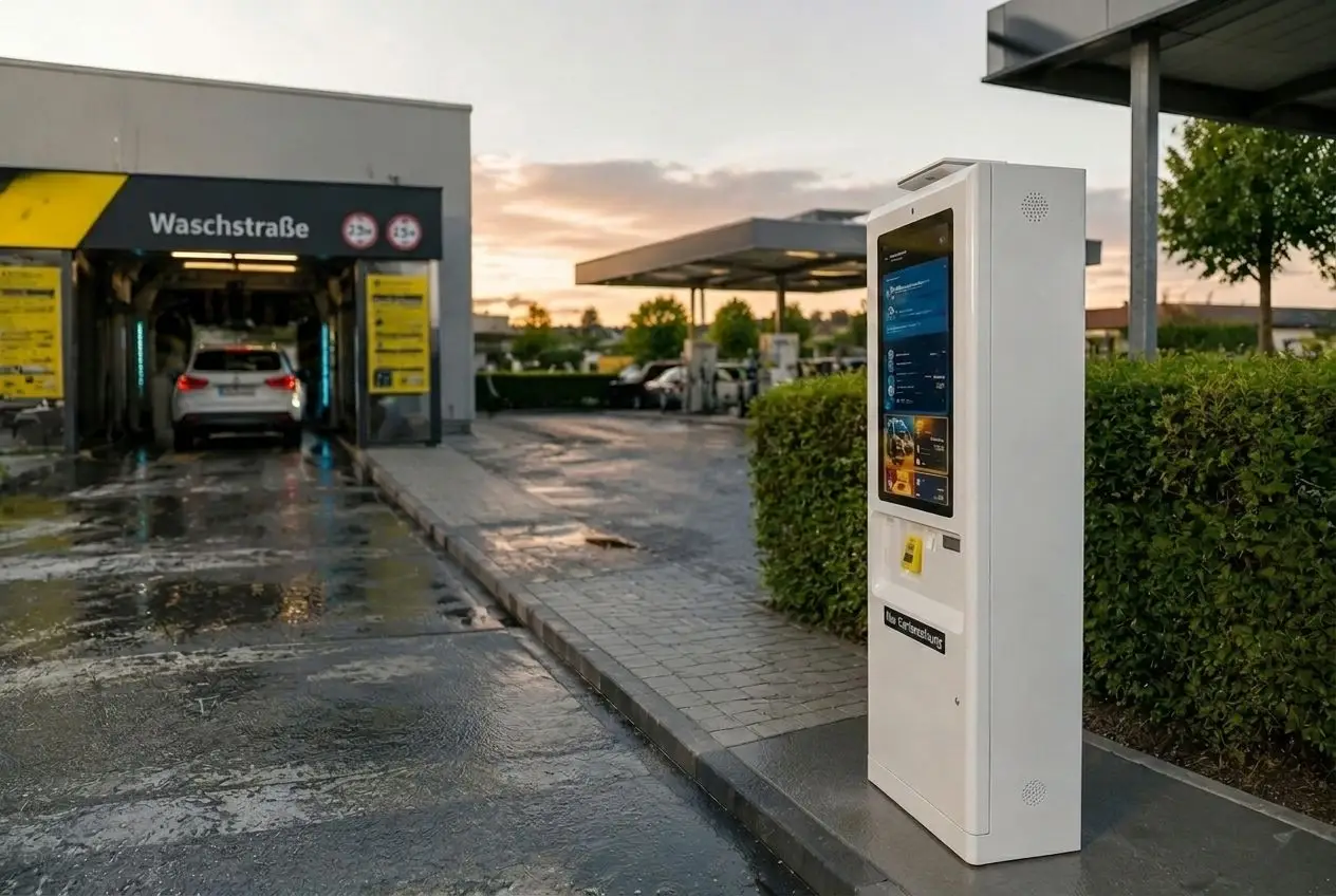 Car Wash Payment Kiosk deployment