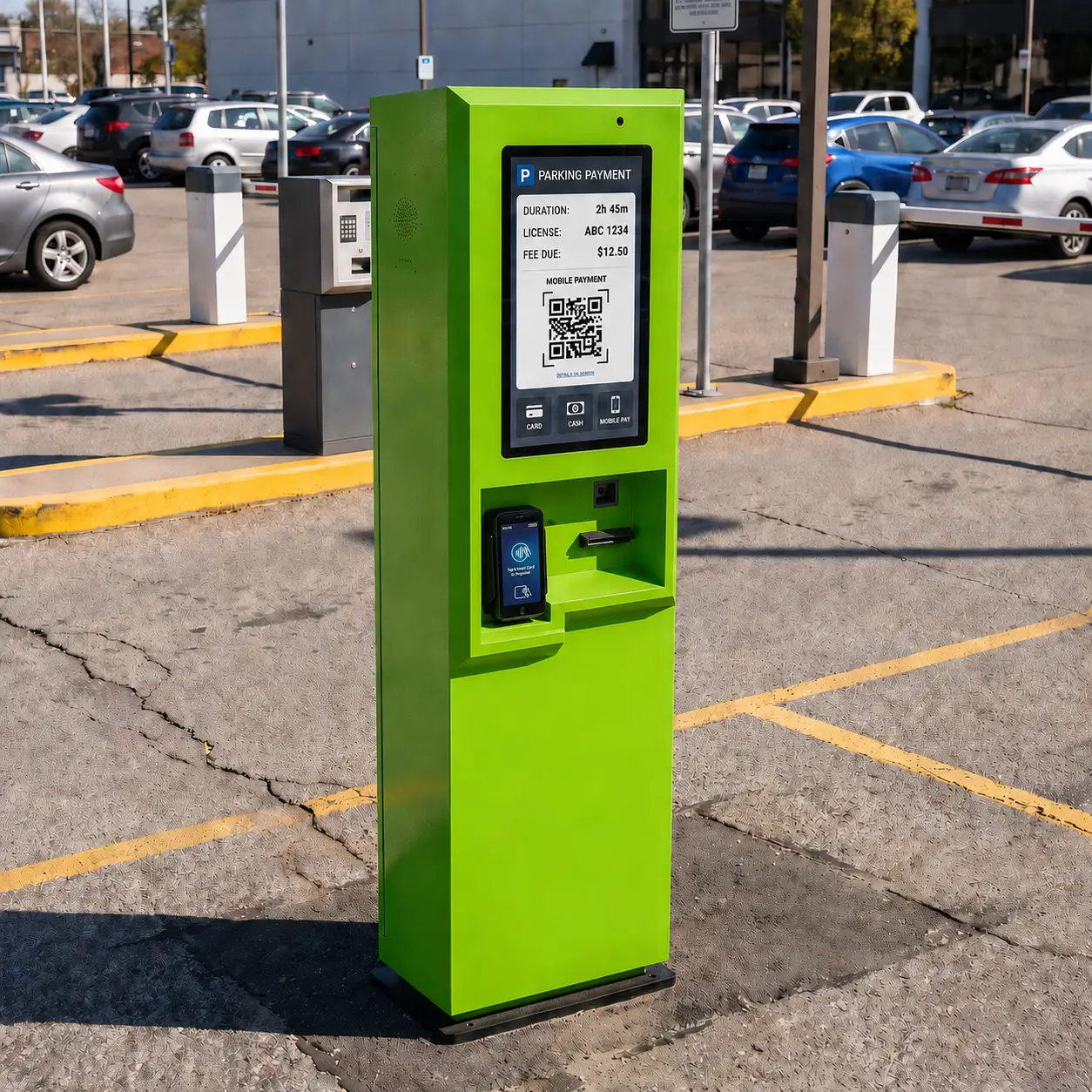 Outdoor Parking Payment Kiosk application configuration