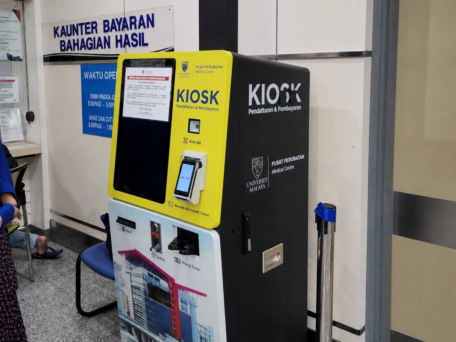 Hospital self-service kiosk deployment in Malaysia