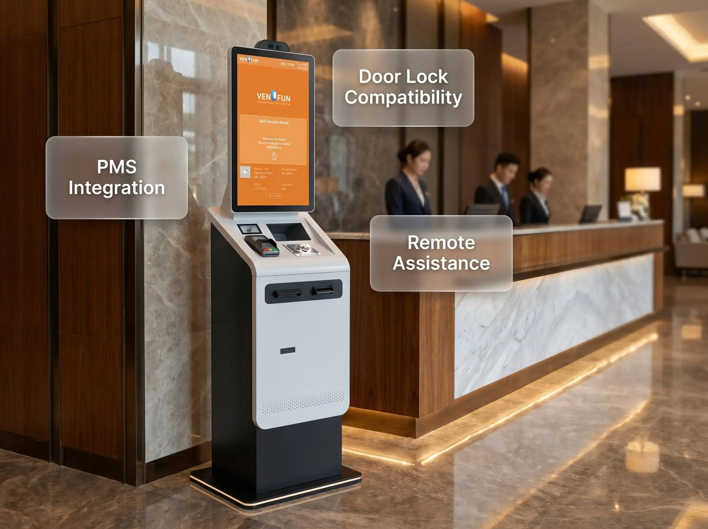 CRTLY custom self-service kiosk with payment, hardware and system integration capabilities